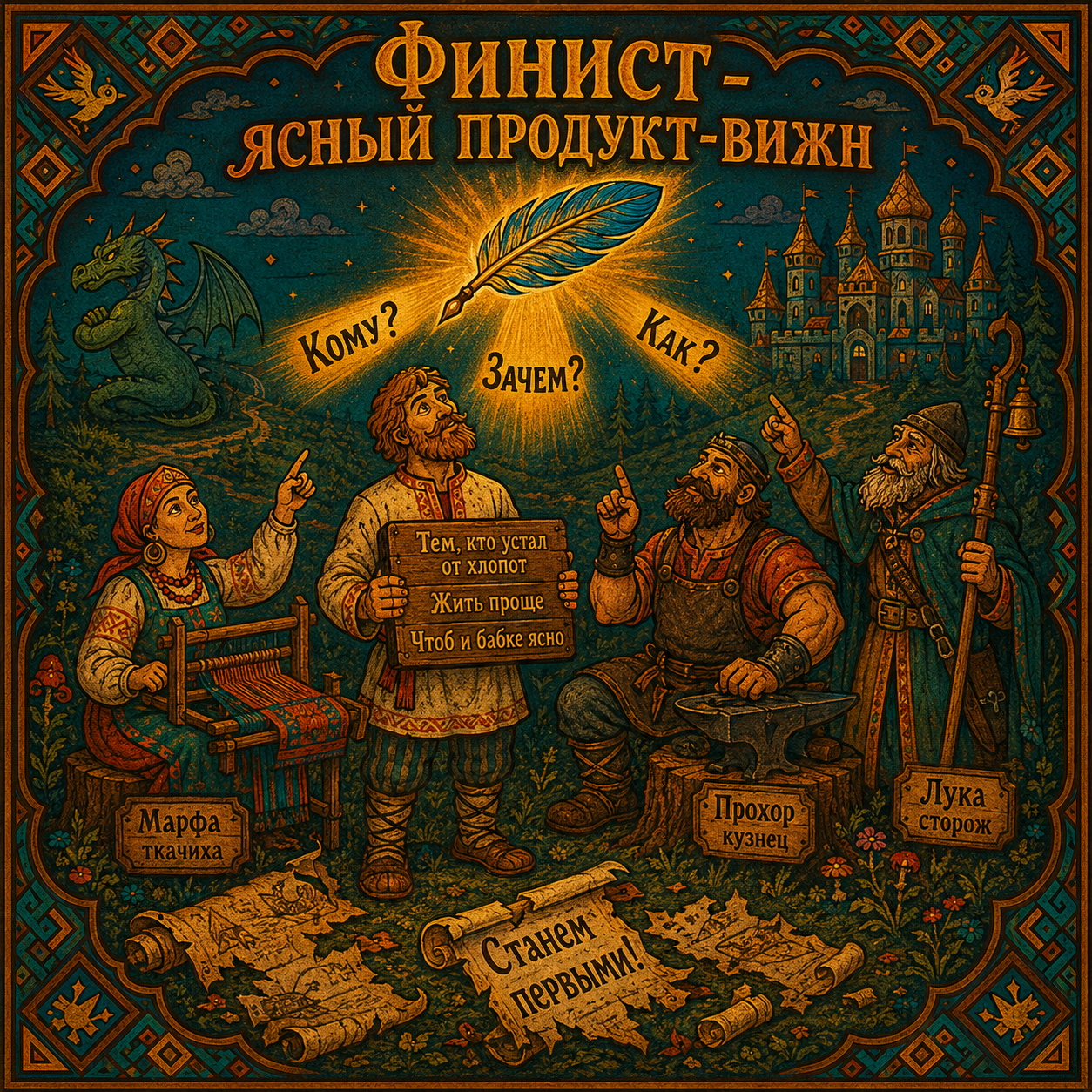 Продуктовая сказка: Финист — ясный продукт-вижн