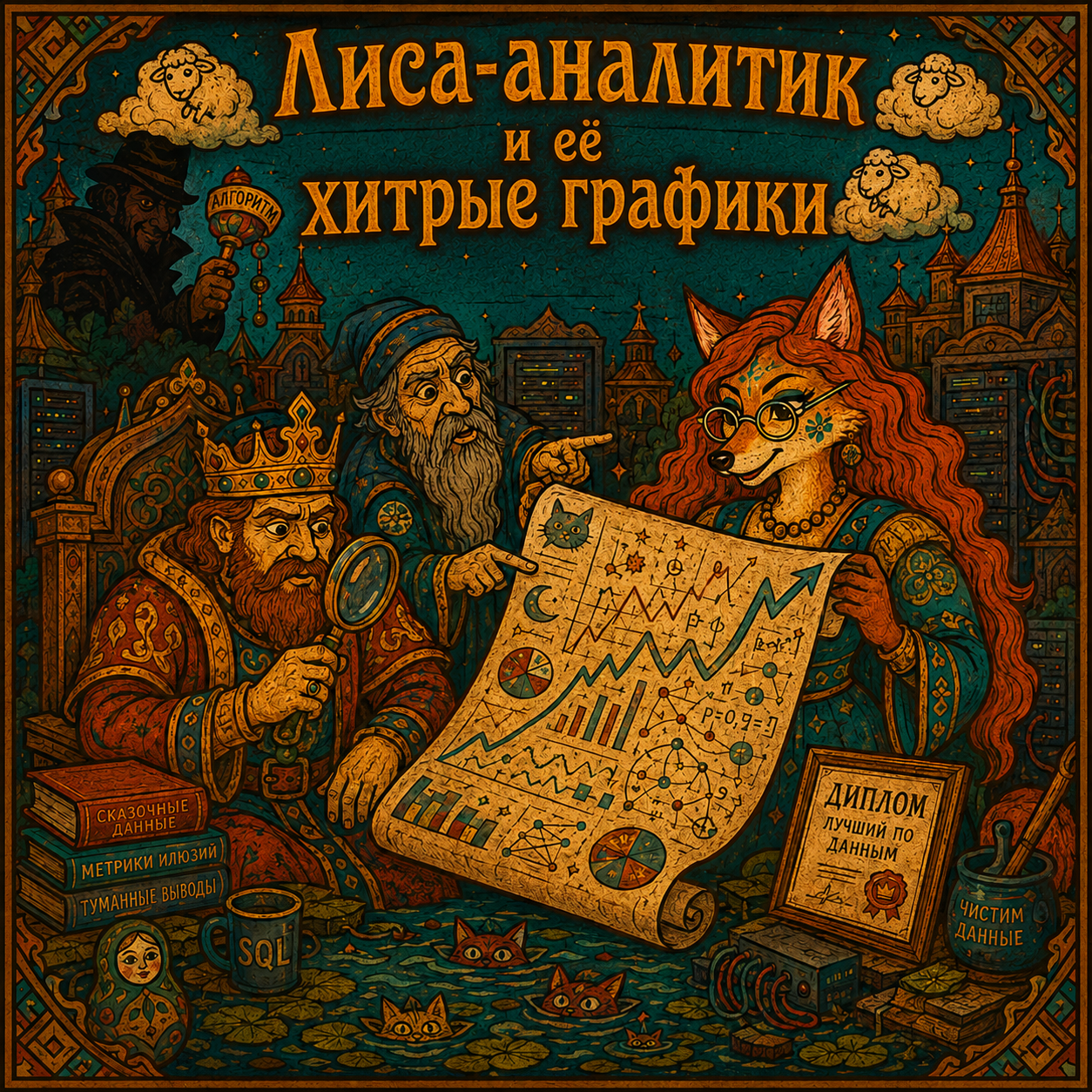 Продуктовая сказка: Лиса-аналитик и её хитрые графики